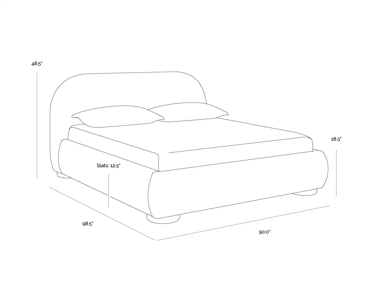Sunpan MARIN BED - Beds