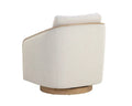 TASIA SWIVEL LOUNGE CHAIR - EFFIE LINEN - Lounge