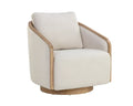 TASIA SWIVEL LOUNGE CHAIR - EFFIE LINEN - Lounge