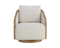 TASIA SWIVEL LOUNGE CHAIR - EFFIE LINEN - Lounge