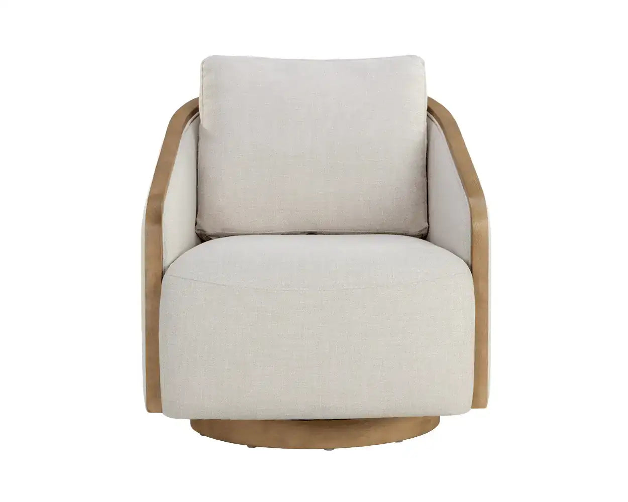TASIA SWIVEL LOUNGE CHAIR - EFFIE LINEN - Lounge