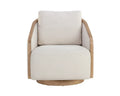 TASIA SWIVEL LOUNGE CHAIR - EFFIE LINEN - Lounge
