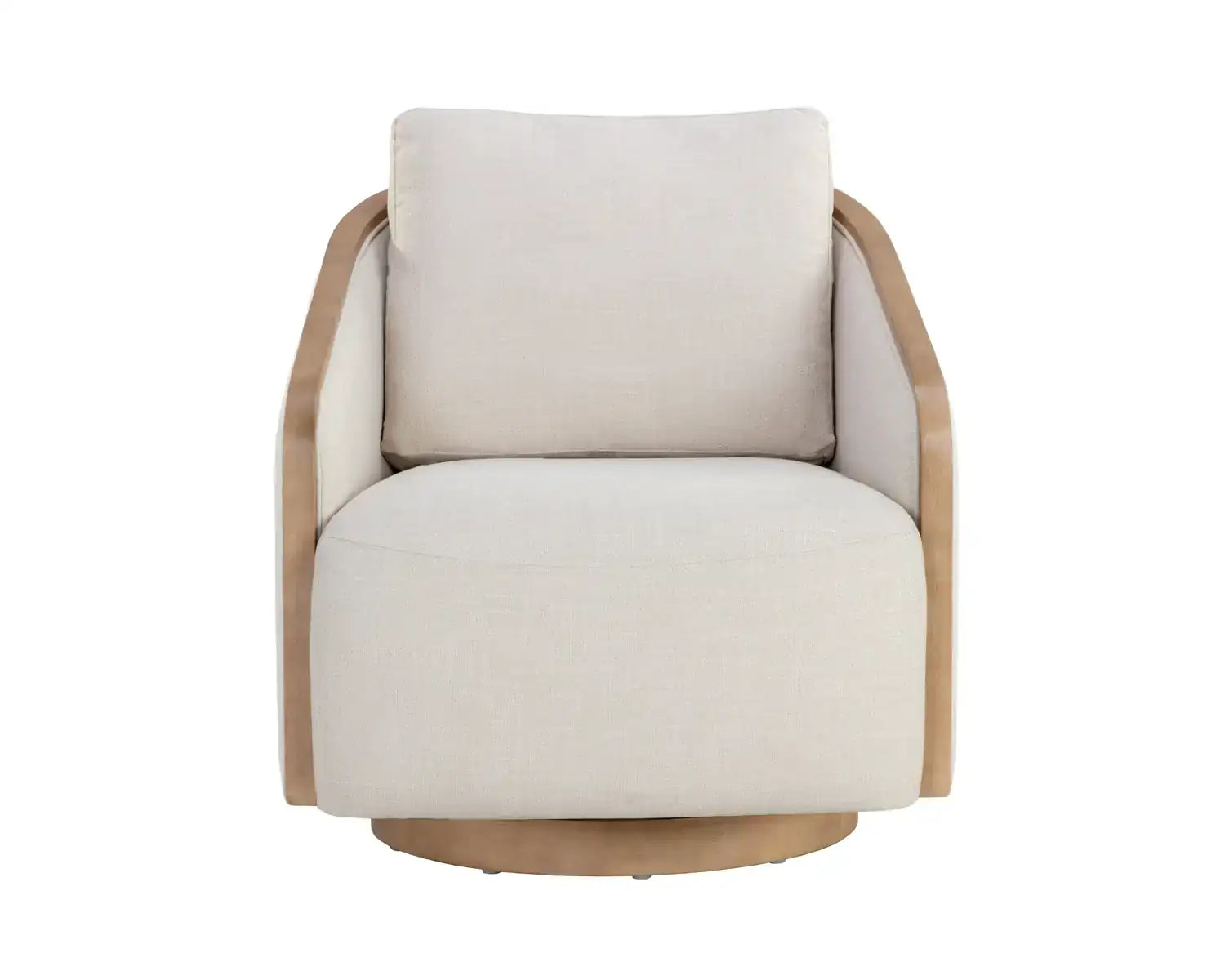 TASIA SWIVEL LOUNGE CHAIR - EFFIE LINEN - Lounge