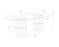 SUNPAN YANNA DINING TABLE - Dining Tables