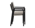 Sunpan KAVALA STACKABLE DINING ARMCHAIR - Outdoor Furniture