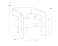 Sunpan COBOURG LOUNGE CHAIR - Lounge