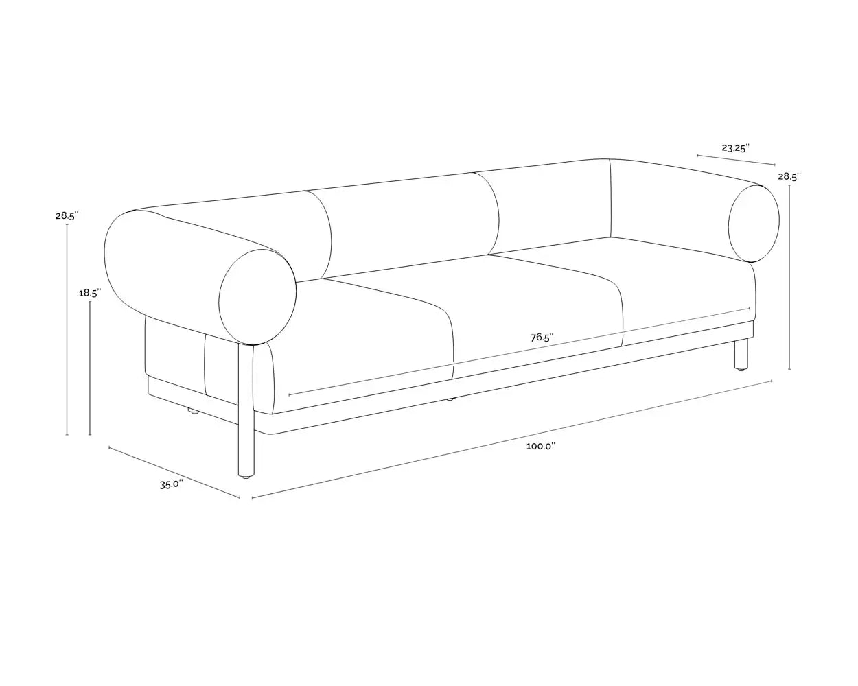 SUNPAN BROMLEY SOFA - Sofa