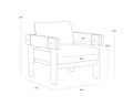 Sunpan CARMICHAEL LOUNGE CHAIR - Lounge