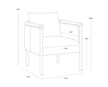 Sunpan WILDER LOUNGE CHAIR - Lounge