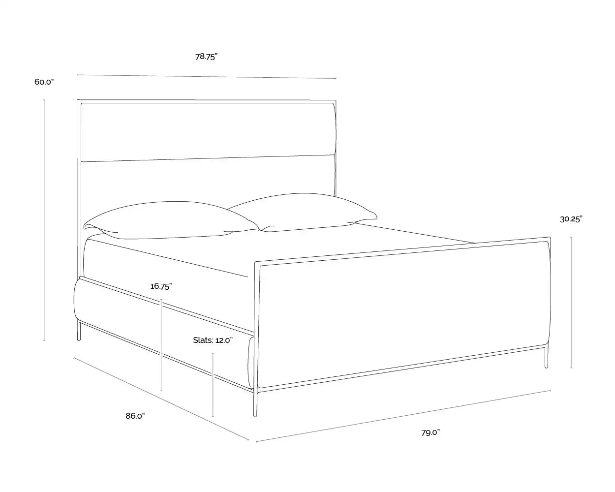 Sunpan YASMINE BED - Beds