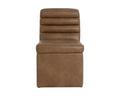 Sunpan NORM WHEELED DINING CHAIR - COPLEY COGNAC - Dining Chairs