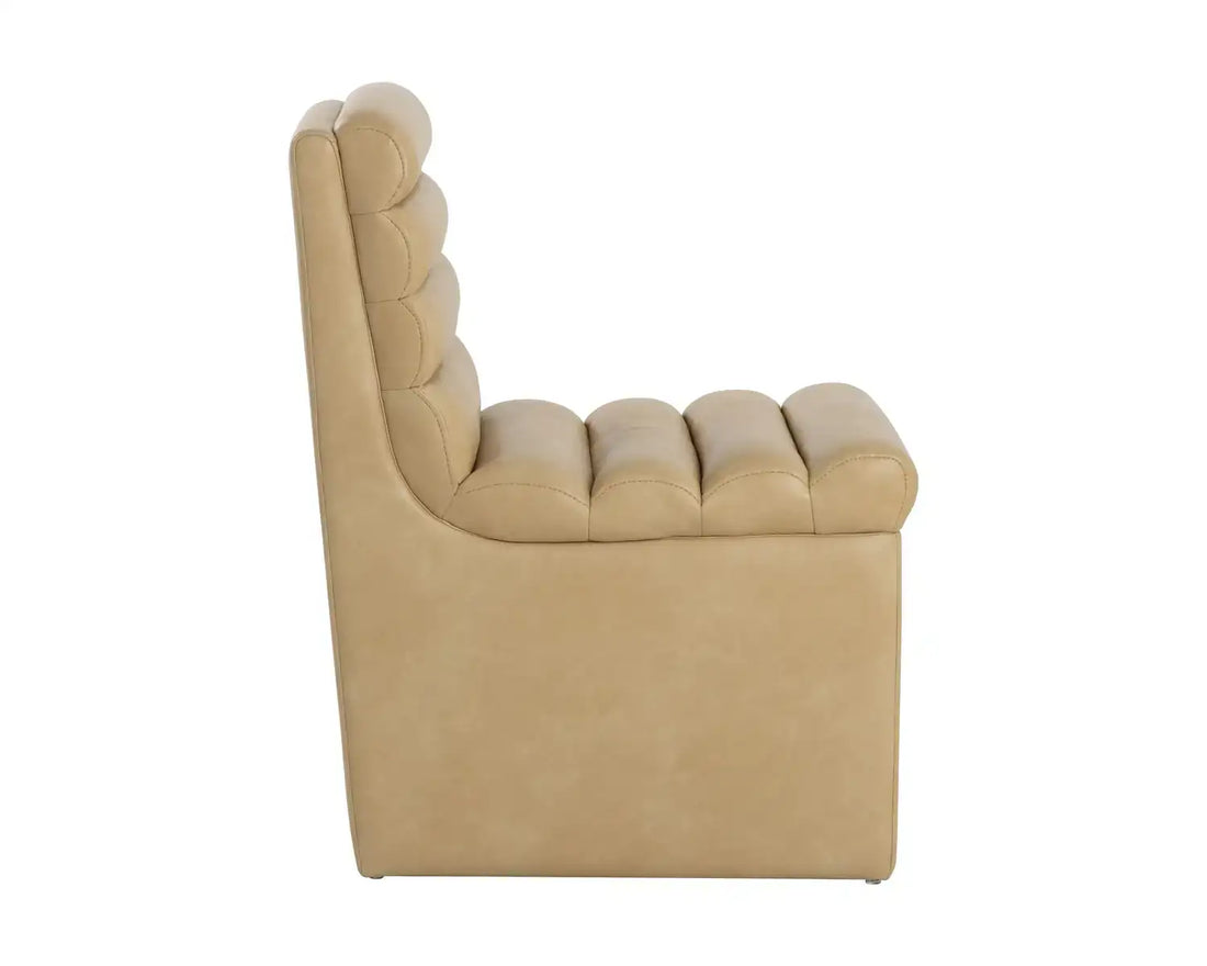 SUNPAN NORM WHEELED DINING CHAIR - Dinning Chairs