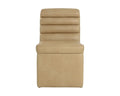 Sunpan NORM WHEELED DINING CHAIR - COPLEY LATTE - Dining Chairs