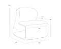 Sunpan SOPHIENE LOUNGE CHAIR - Lounge