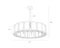 Sunpan, ROVIRA CHANDELIER, CHANDELIER LIGHT