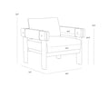 Sunpan CARMICHAEL LOUNGE CHAIR - Lounge