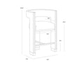 Sunpan, ADAMINA COUNTER STOOL, BENCHES, OTTOMAN & STOOLS