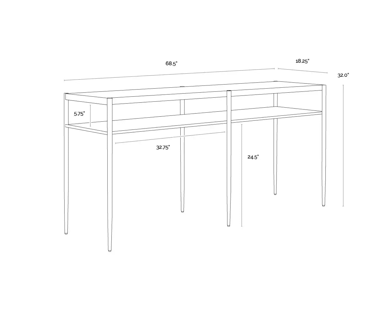 SUNPAN NAINI CONSOLE TABLE - Consoles