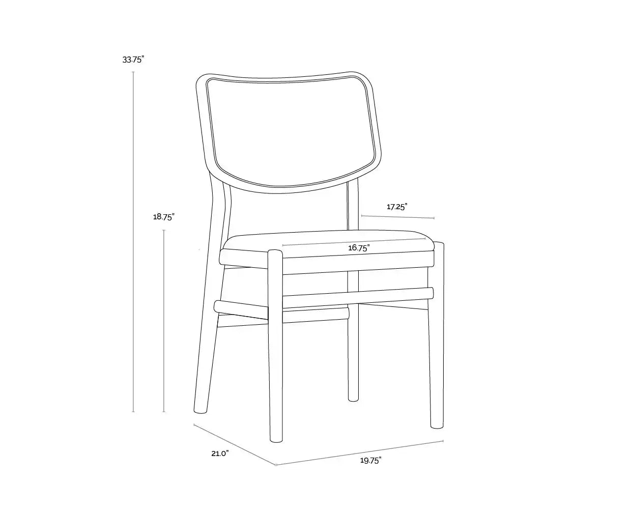 SUNPAN ANNEX DINING CHAIR - Dinning Chairs