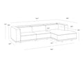 Sunpan BEAU SOFA CHAISE - Sofa
