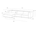 Sunpan BEAU SOFA CHAISE - Sofa