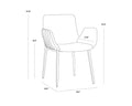 SUNPAN LUCANO DINING ARMCHAIR - Dining Chairs