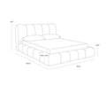 OLENA BED - QUEEN - MEG ASH - Beds