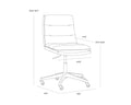 Sunpan, STINSON OFFICE CHAIR, BENCHES, OTTOMAN & STOOLS