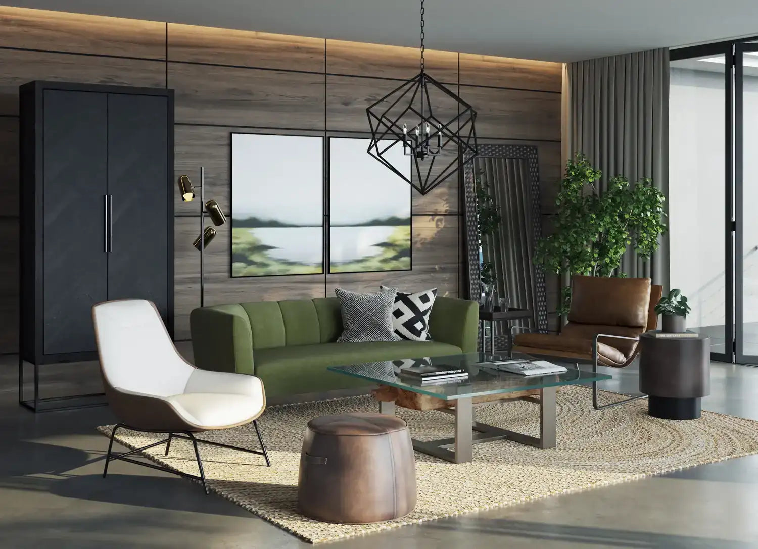 Sunpan LUCIER LOUNGE CHAIR - Lounge