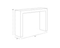 Sunpan AXLE CONSOLE TABLE - Outdoor Furniture