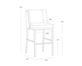 Sunpan JOPLIN BARSTOOL - Bar Stools