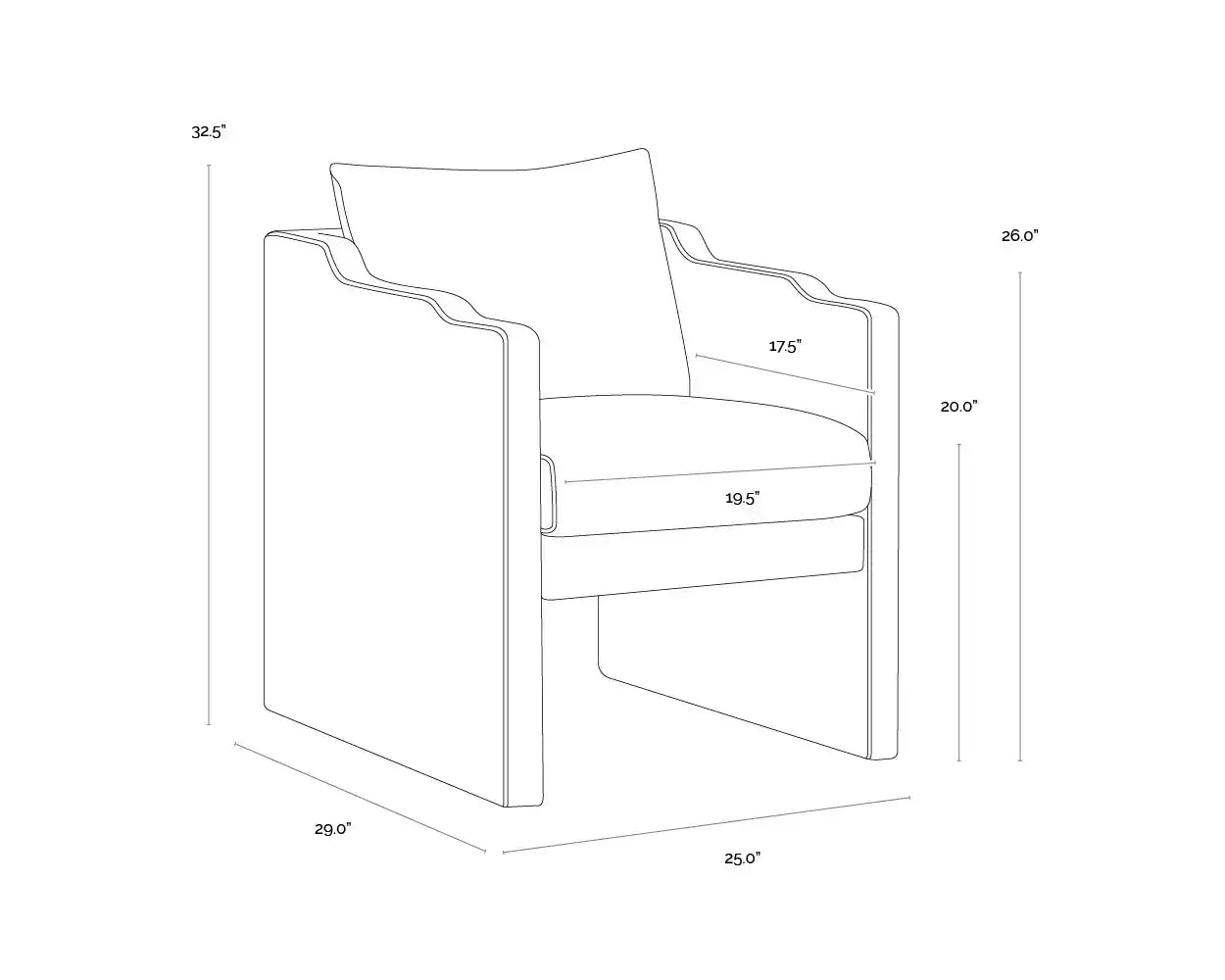 SUNPAN SCALA LOUNGE CHAIR - Dining Chairs