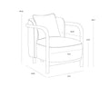 Sunpan BEATRICE LOUNGE CHAIR - Lounge