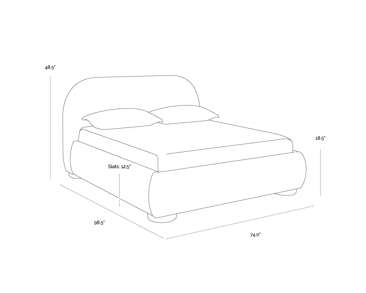 Sunpan MARIN BED - Beds