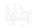 Sunpan RAFFERTY LOUNGE CHAIR - Lounge