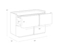 Sunpan JAMILLE NIGHTSTAND - Nightstands