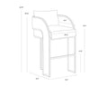 Sunpan BAZ BARSTOOL - Bar Stools