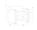 Sunpan EDGAR LOUNGE CHAIR - Lounge