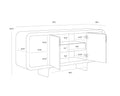 Sunpan PASCOE SIDEBOARD - Side