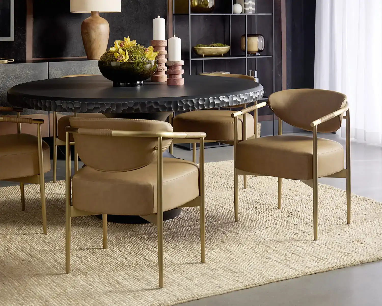 Sunpan HELOISE DINING ARMCHAIR - Dining Chairs