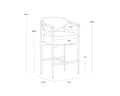 Sunpan, HELOISE COUNTER STOOL, BENCHES, OTTOMAN & STOOLS