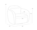 SUNPAN ISMO SWIVEL LOUNGE CHAIR - Lounge