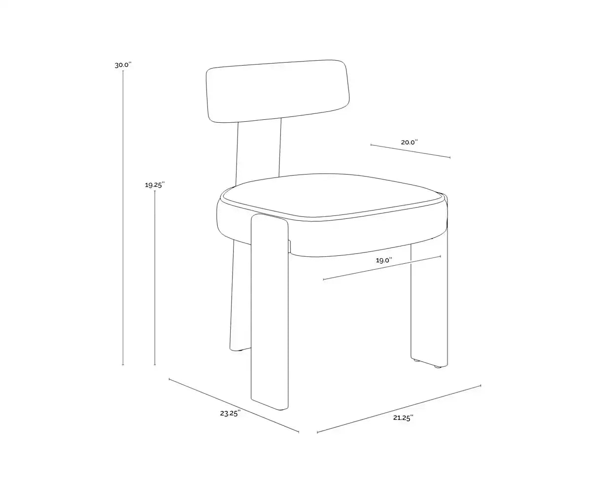 Sunpan HORTON DINING CHAIR - Dining Chairs
