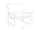 Sunpan ZANCOR LOUNGE CHAIR - Lounge