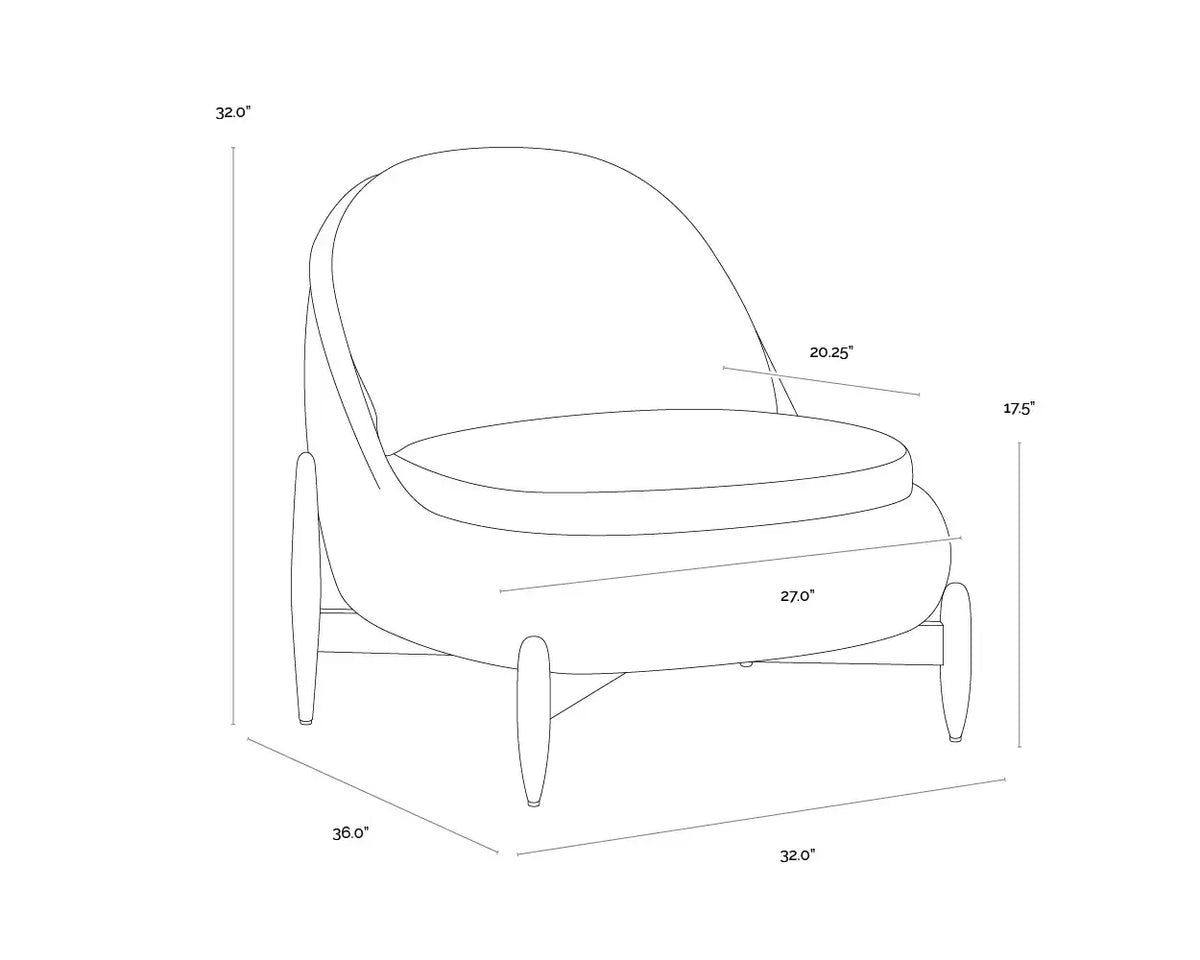 Sunpan CARILO LOUNGE CHAIR - Outdoor Furniture