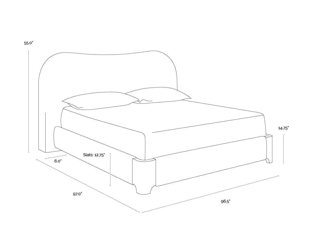 Sunpan KNOWLES BED - Beds