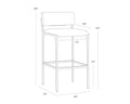 Sunpan MORI BARSTOOL - Bar Stools