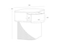 Sunpan FERN NIGHTSTAND - Nightstands