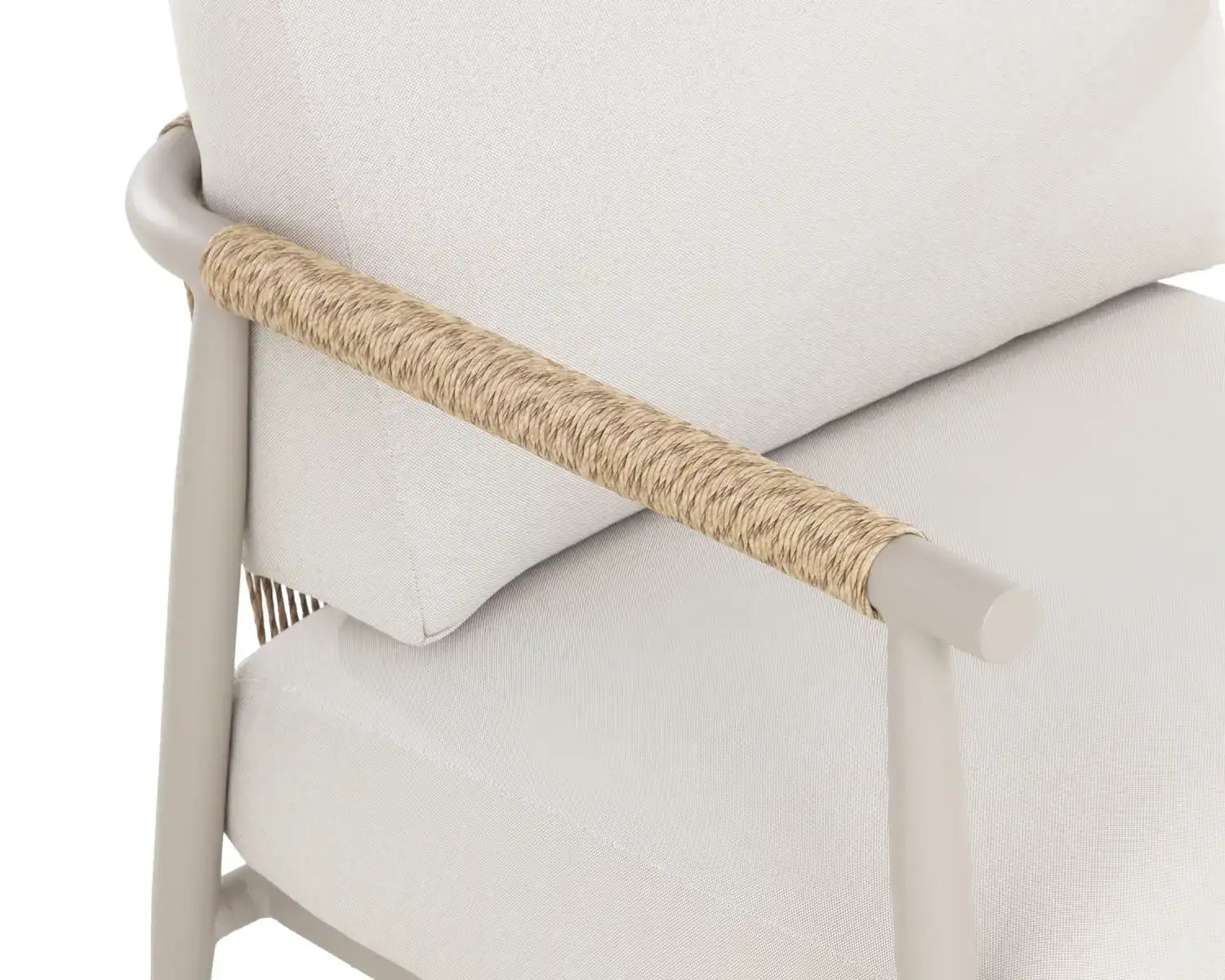 MUROS LOUNGE CHAIR - GREIGE - PALAZZO CREAM - Outdoor Furniture
