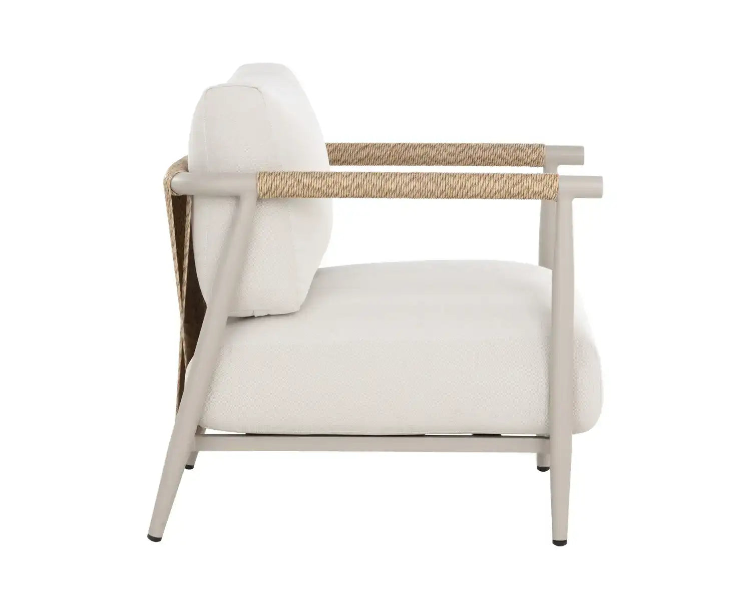 MUROS LOUNGE CHAIR - GREIGE - PALAZZO CREAM - Outdoor Furniture